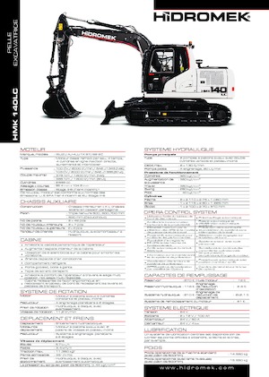 Bageri gusjeničari Hidromek HMK 140 LC