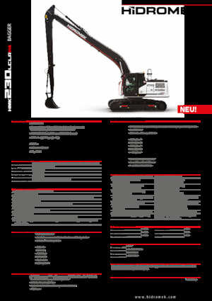 Bageri gusjeničari Hidromek HMK 230 LC LR 