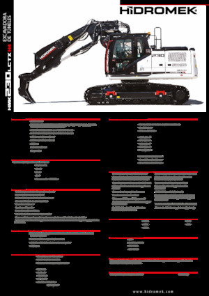 Bageri gusjeničari Hidromek HMK 230 LC TX 