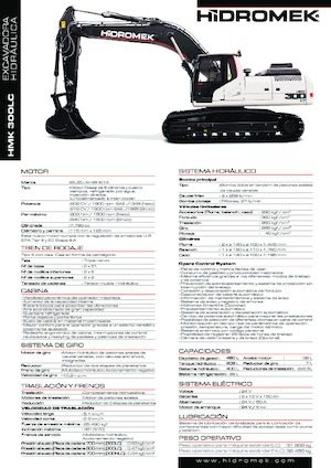 Bageri gusjeničari Hidromek HMK 300 LC PLUS