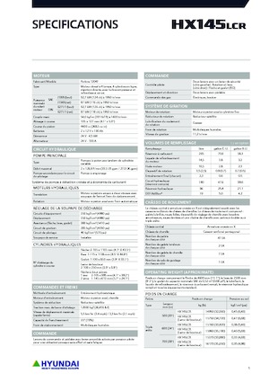 Bageri gusjeničari Hyundai HX145LCR