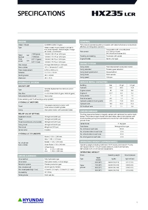 Bageri gusjeničari Hyundai HX235LCR