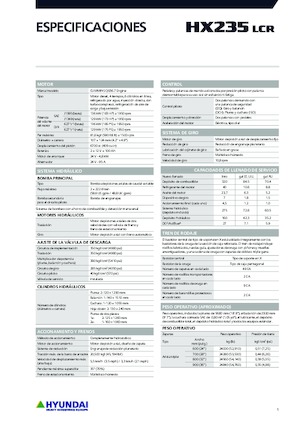 Bageri gusjeničari Hyundai HX235LCR