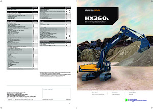 Bageri gusjeničari Hyundai HX 360L