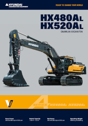 Bageri gusjeničari Hyundai HX480AL