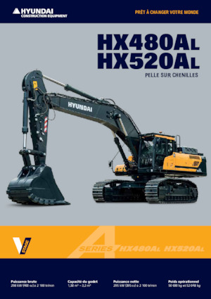 Bageri gusjeničari Hyundai HX480AL