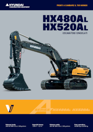 Bageri gusjeničari Hyundai HX480AL