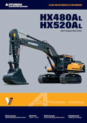 Bageri gusjeničari Hyundai HX480AL