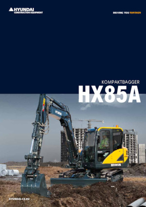 Bageri gusjeničari Hyundai HX85A