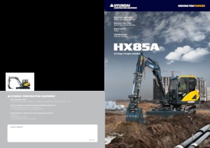 Bageri gusjeničari Hyundai HX85A