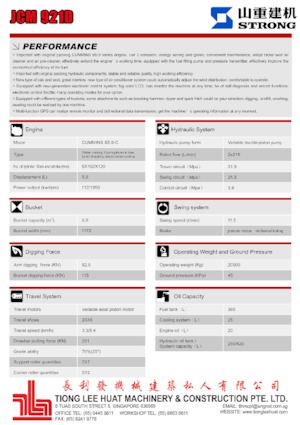 Bageri gusjeničari Strong JCM921D