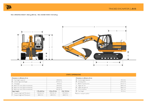 Bageri gusjeničari JCB JS 115 L