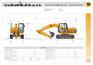 Bageri gusjeničari JCB JS 115 L