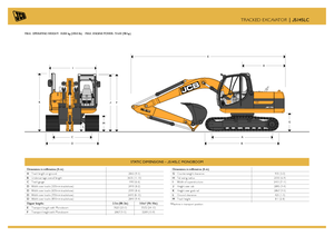 Bageri gusjeničari JCB JS 145 LC