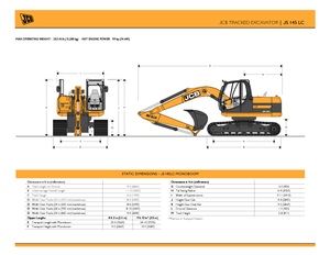 Bageri gusjeničari JCB JS 145 L TAB