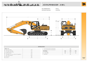 Bageri gusjeničari JCB JS 180 L
