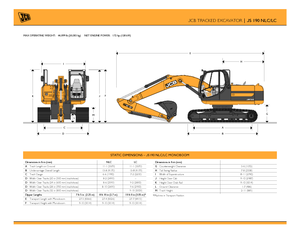 Bageri gusjeničari JCB JS 190 LC