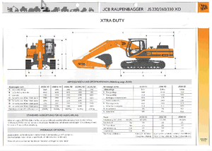 Bageri gusjeničari JCB JS 220 L