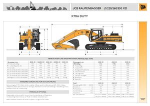 Bageri gusjeničari JCB JS 330 NL XD