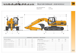 Bageri gusjeničari JCB JS 220 LC