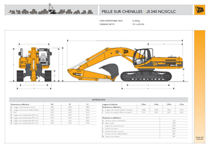 Bageri gusjeničari JCB JS 240 NLC
