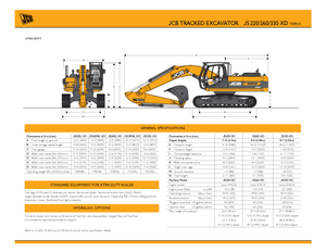 Bageri gusjeničari JCB JS 330 NL XD