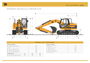 Bageri gusjeničari JCB JZ 140 L HD