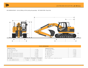 Bageri gusjeničari JCB JZ 140 L HD