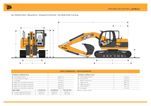 Bageri gusjeničari JCB JZ 140 LC