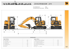 Bageri gusjeničari JCB JZ 70 offset