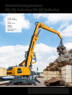 Rukovanje materijalom Liebherr LH 50 C High Rise Port Litronic