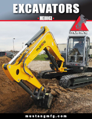 Bageri gusjeničari Mustang ME8003