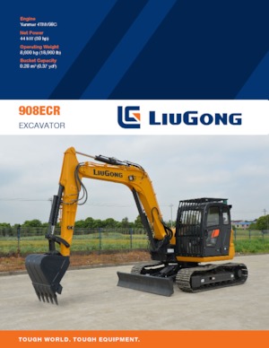 Bageri gusjeničari Liugong 908ECR 