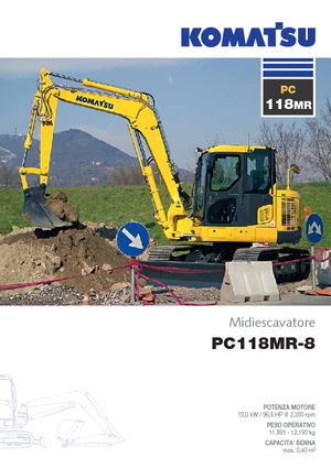 Bageri gusjeničari Komatsu PC118MR-8