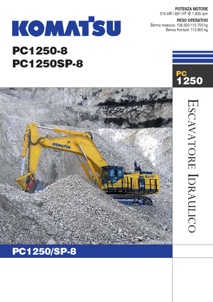 Bageri gusjeničari Komatsu PC1250SP-8