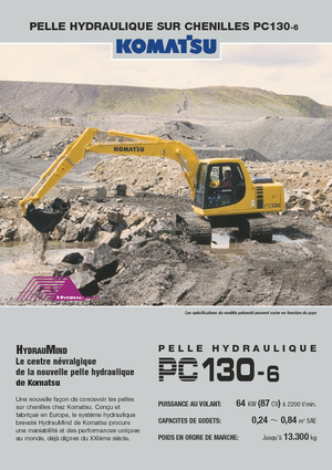 Bageri gusjeničari Komatsu PC130-6