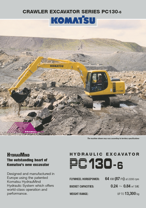 Bageri gusjeničari Komatsu PC130-6