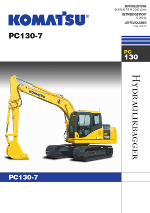 Bageri gusjeničari Komatsu PC130-7
