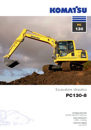 Bageri gusjeničari Komatsu PC130-8