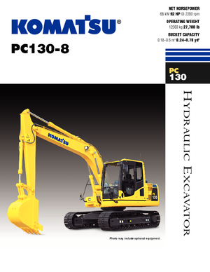 Bageri gusjeničari Komatsu PC130-8