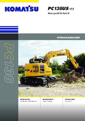 Bageri gusjeničari Komatsu PC138US-11E0