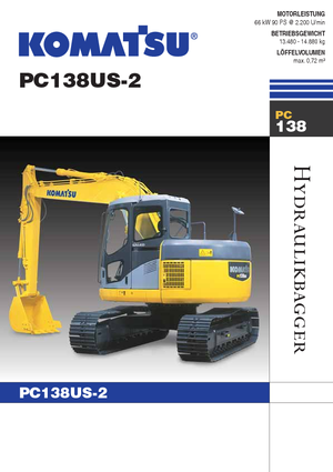 Bageri gusjeničari Komatsu PC138US-2