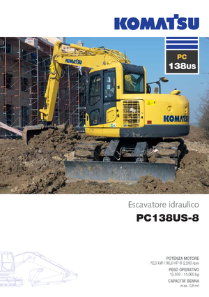 Bageri gusjeničari Komatsu PC138US-8