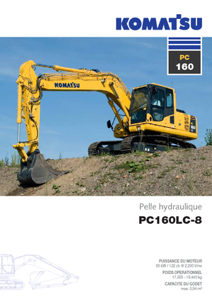 Bageri gusjeničari Komatsu PC160LC-8