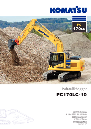 Bageri gusjeničari Komatsu PC170LC-10