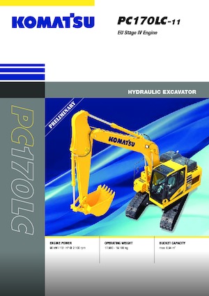 Bageri gusjeničari Komatsu PC170LC-11