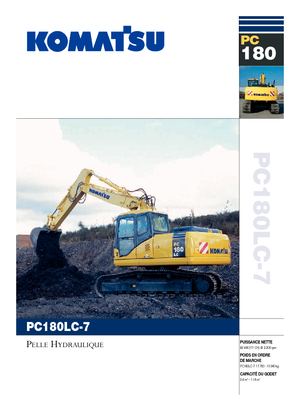 Bageri gusjeničari Komatsu PC180LC-7
