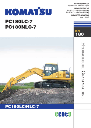 Bageri gusjeničari Komatsu PC180LC-7