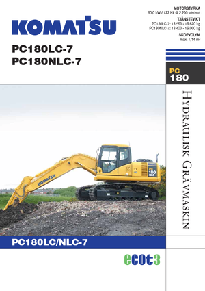 Bageri gusjeničari Komatsu PC180LC-7