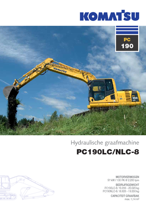 Bageri gusjeničari Komatsu PC190-8 LC